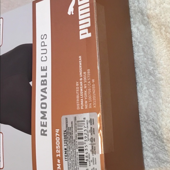 2 pk Puma Sports Bra Black Gray Size Medium NWT - Picture 3 of 8